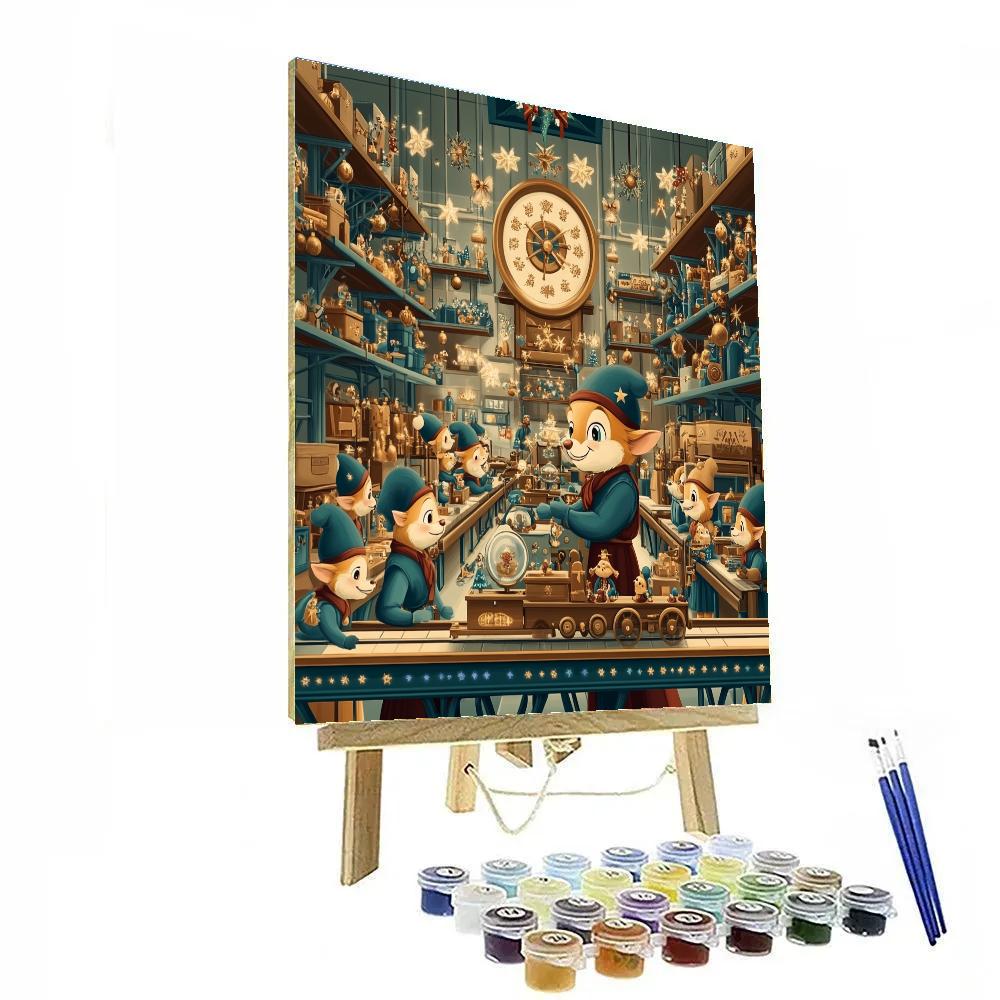 Toy Workshop Wonderland Disney paint by color