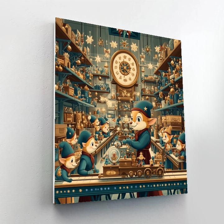 Toy Workshop Wonderland Disney paint by color