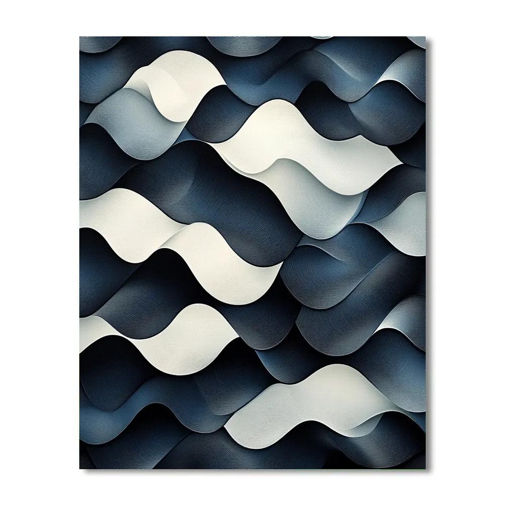 M.C. Escher Inspired Recursive Ocean Of Patterns Number painting