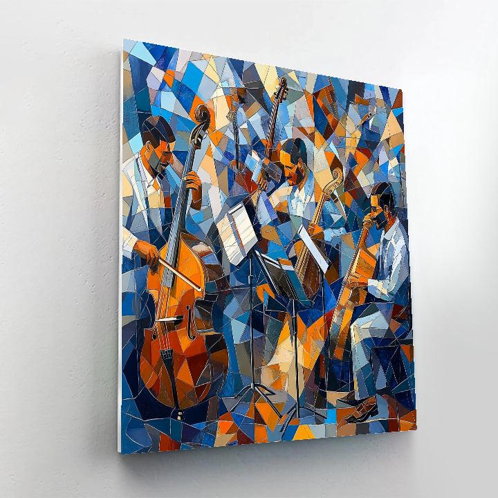 Picasso Inspired Fragmented Musicians Numbered painting kits