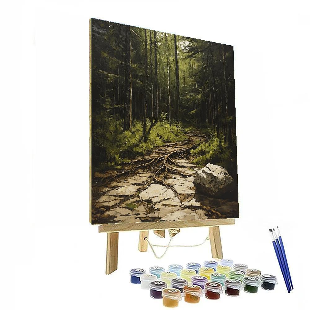 Arthur Lismer Inspired Tangled Undergrowth And Twisted Roots Number painting