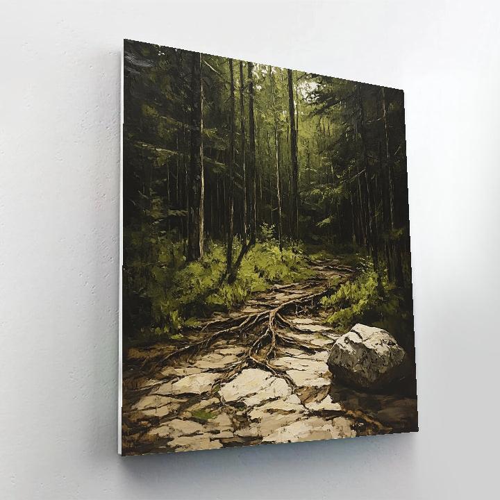 Arthur Lismer Inspired Tangled Undergrowth And Twisted Roots Number painting