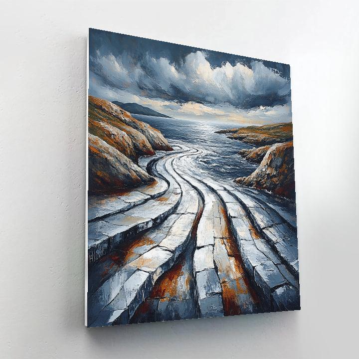 Arthur Lismer Inspired Roiling Sky Over McGregor Channels Numbered painting kits