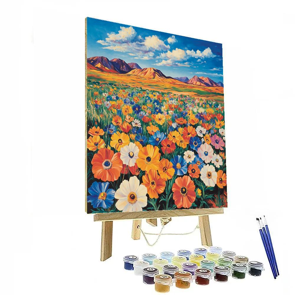 Georgia OKeeffe Inspired Desert Bloom Paint by numbers kits