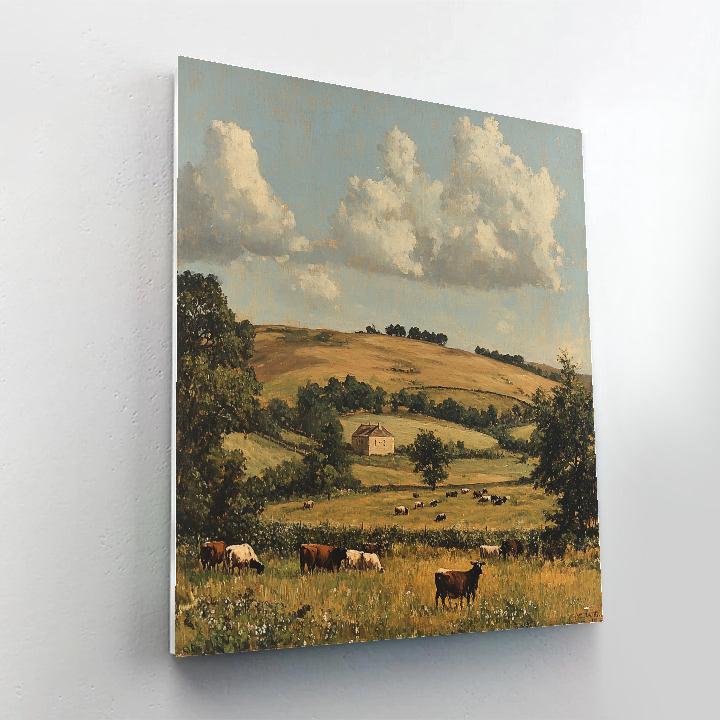 Gustave Courbet Inspired Realist Landscape Painting by numbers kit