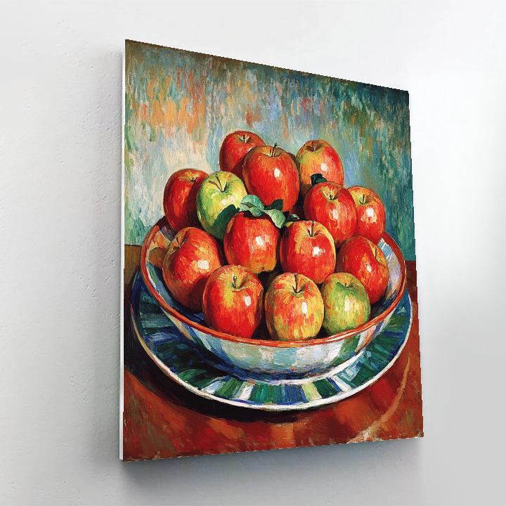 Paul Cézanne Inspired Abstract Apples Painting by numbers kit