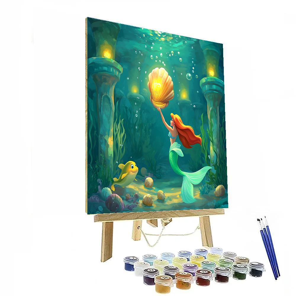 Ariel Treasure Grotto paint by number