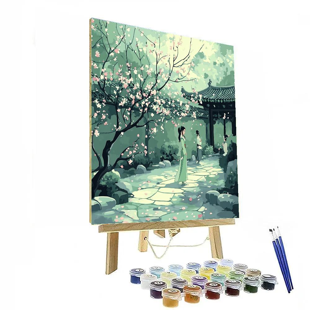 Mulan Honor Garden paint by number