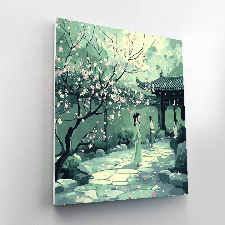 Mulan Honor Garden paint by number