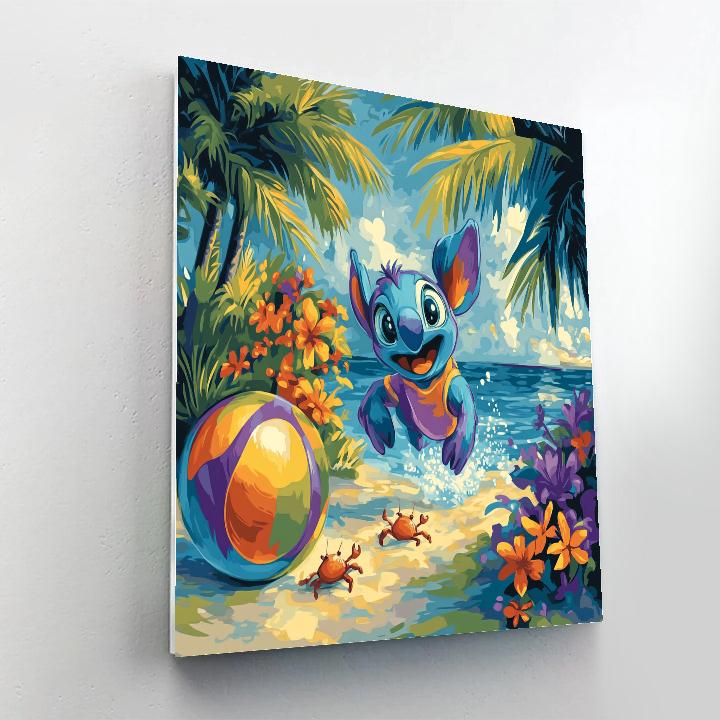 Stitch Island Playtime paint by numbers