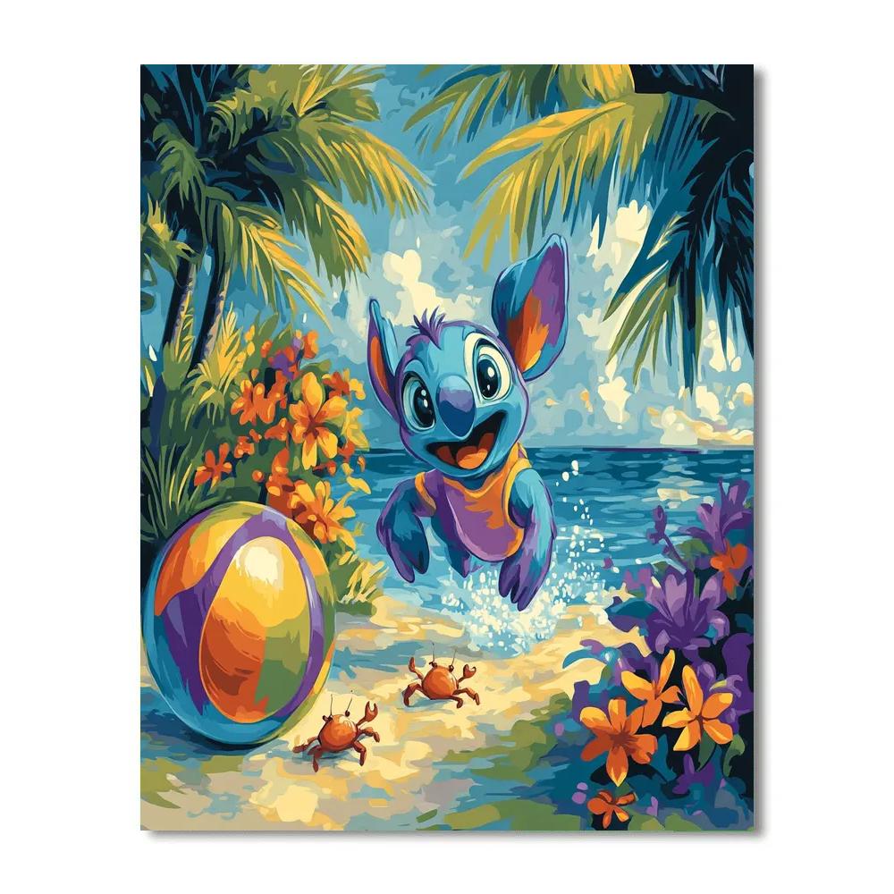 Stitch Island Playtime paint by numbers