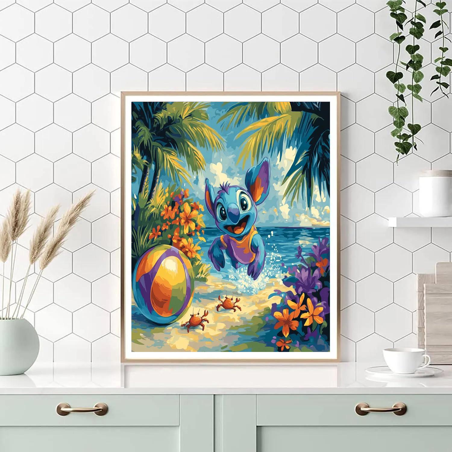 Stitch Island Playtime paint by numbers