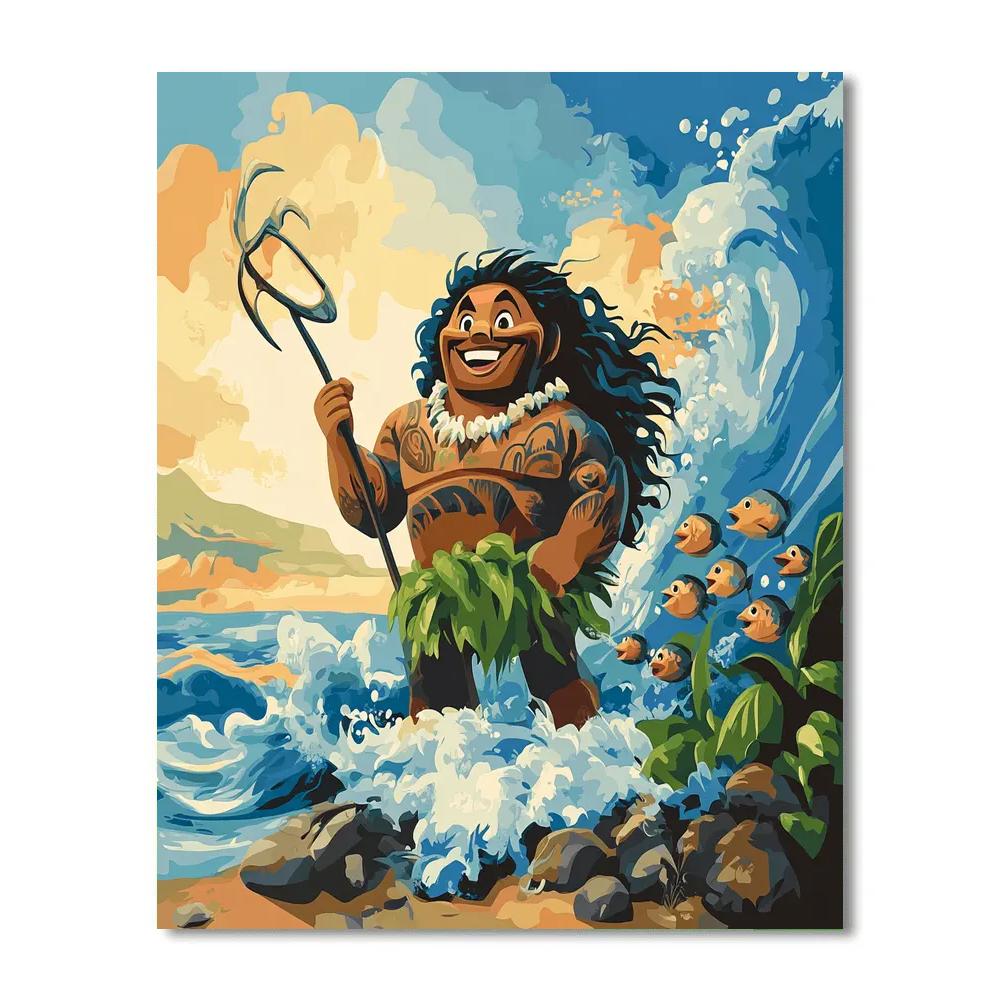 Maui Ocean Tune painting number kit