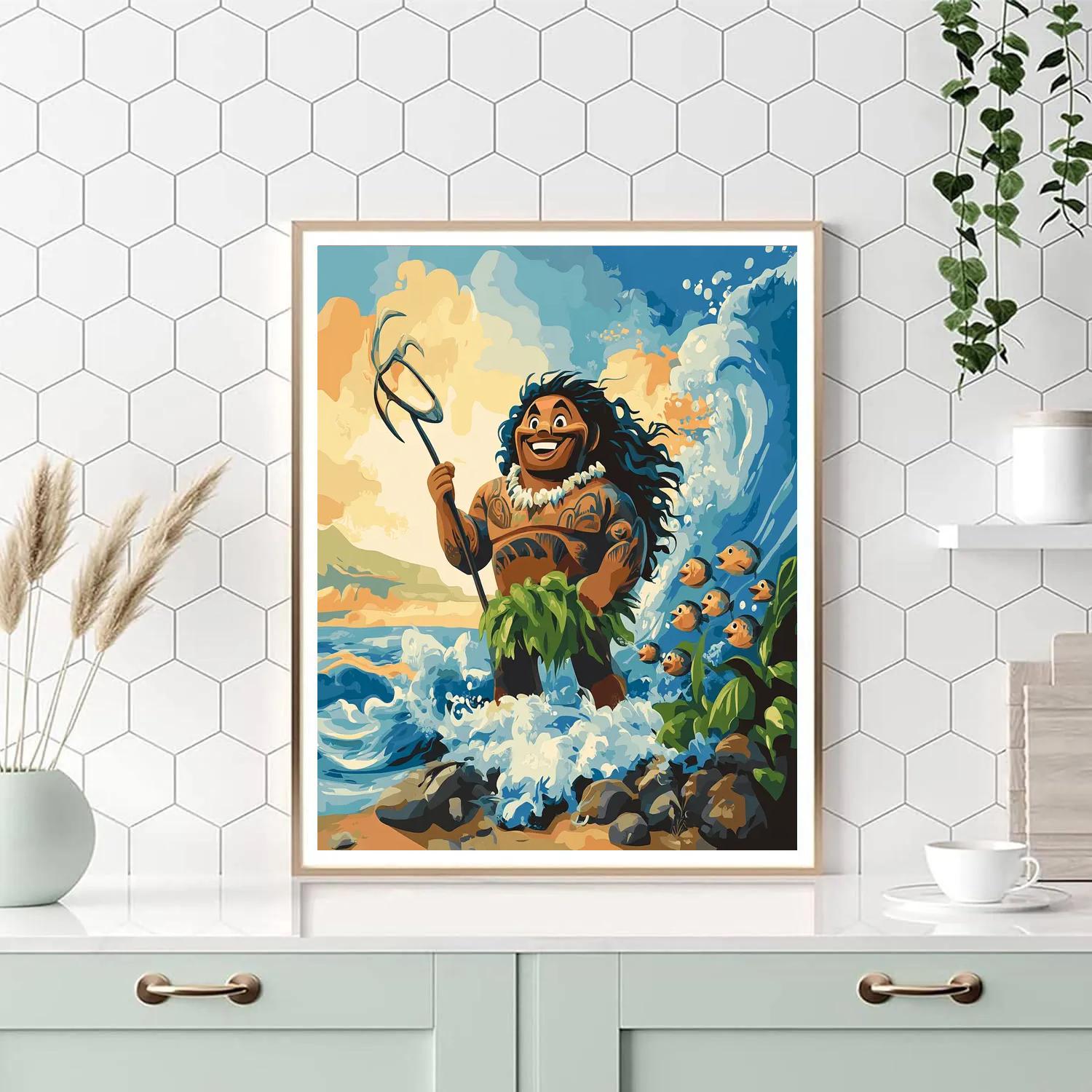 Maui Ocean Tune painting number kit