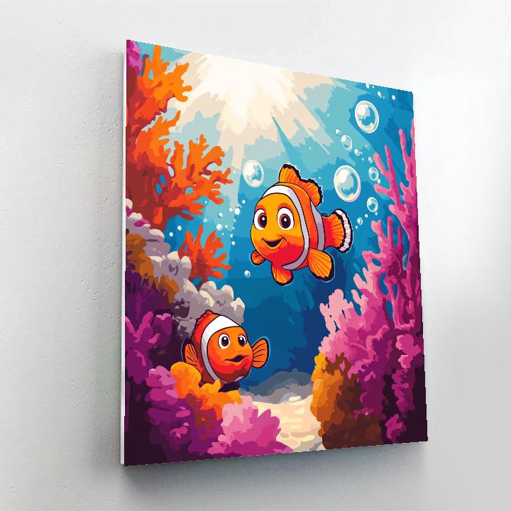 Nemo Coral Adventure painting number kit