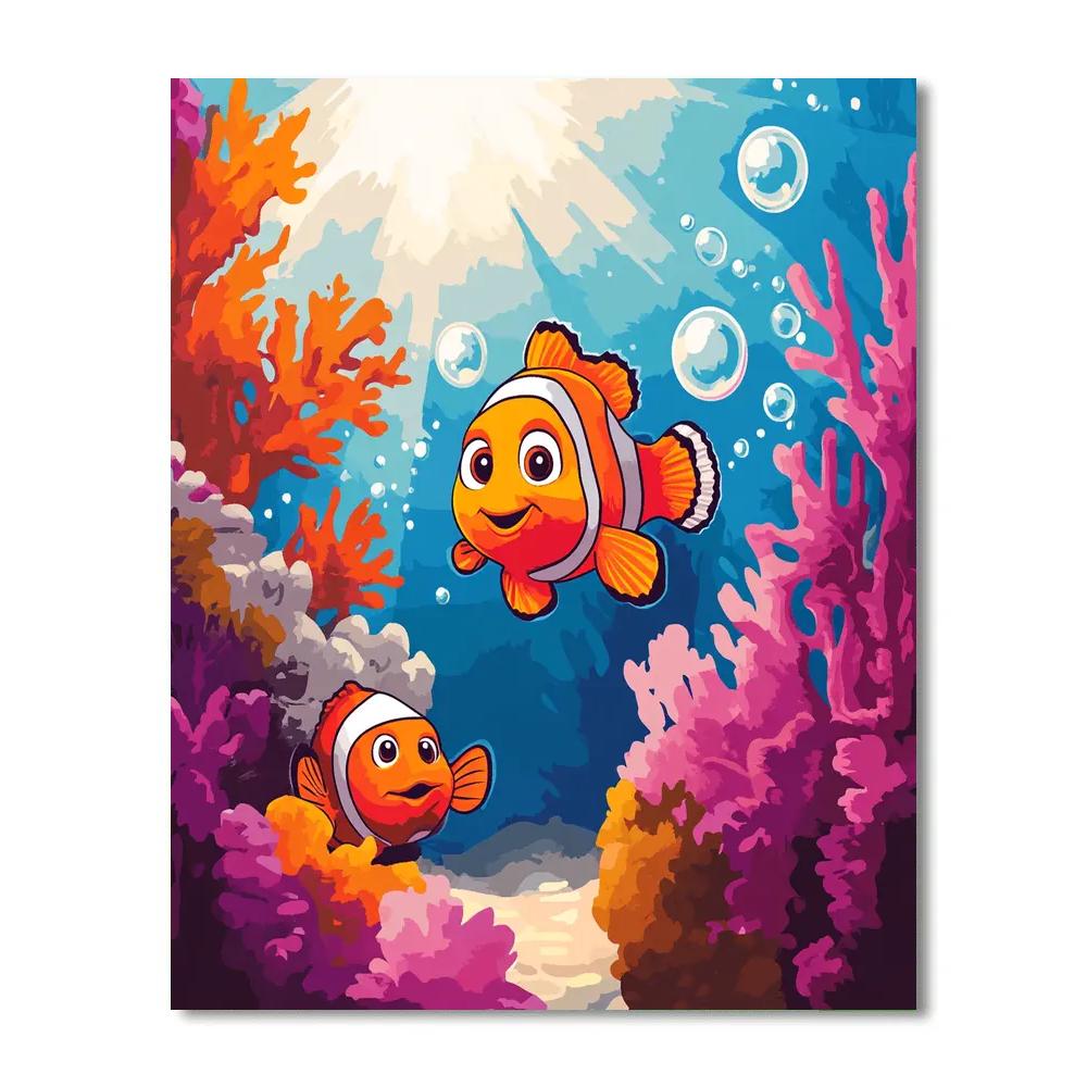 Nemo Coral Adventure painting number kit