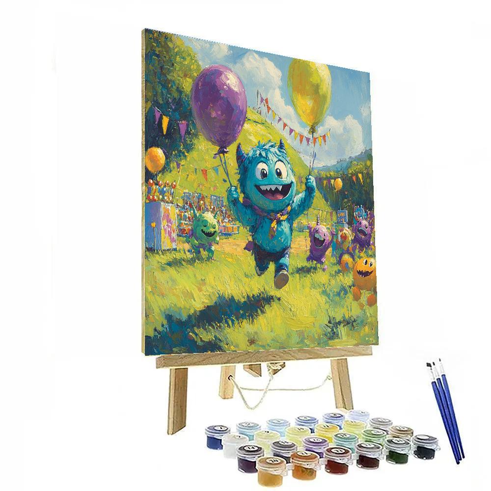 Sully Monster Field Day Numbered painting kits