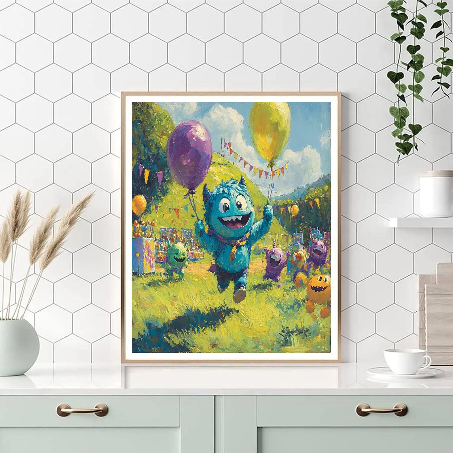 Sully Monster Field Day Numbered painting kits
