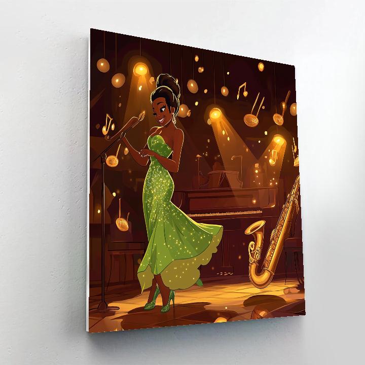 Tiana’s Jazz Night paint by number