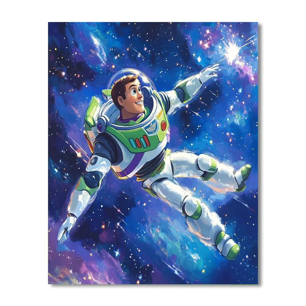 Buzz Lightyear’s Starry Flight paint by color