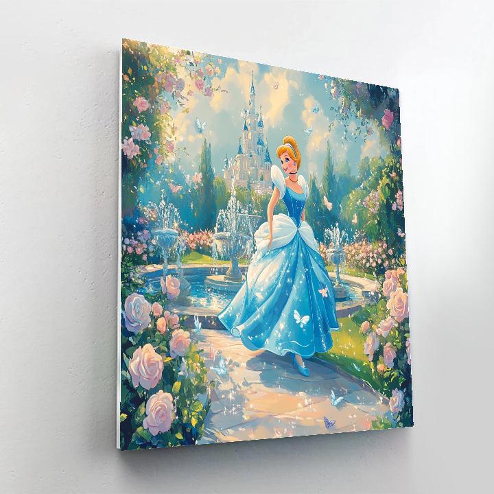 Cinderella’s Royal Garden Walk paint by number