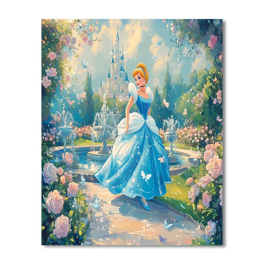 Cinderella’s Royal Garden Walk paint by number