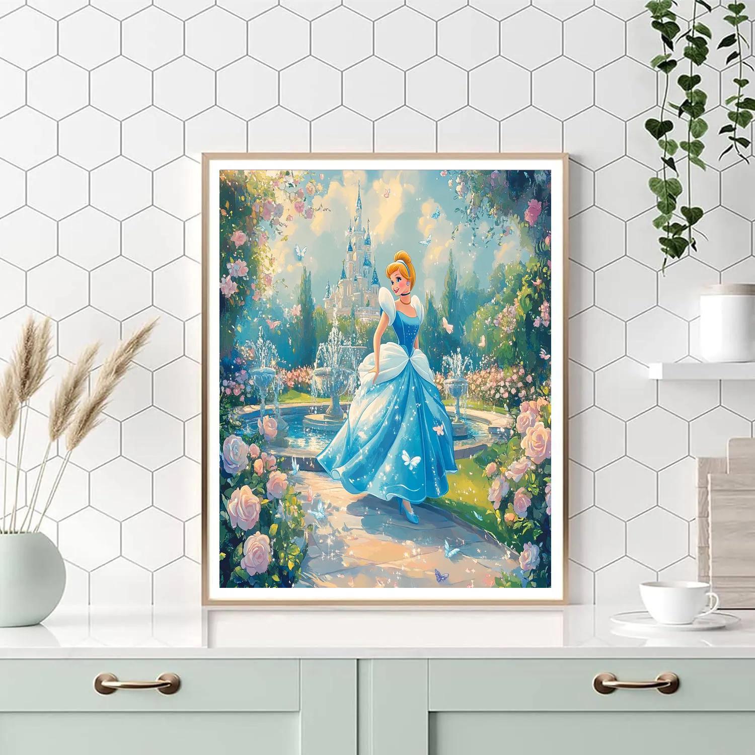 Cinderella’s Royal Garden Walk paint by number