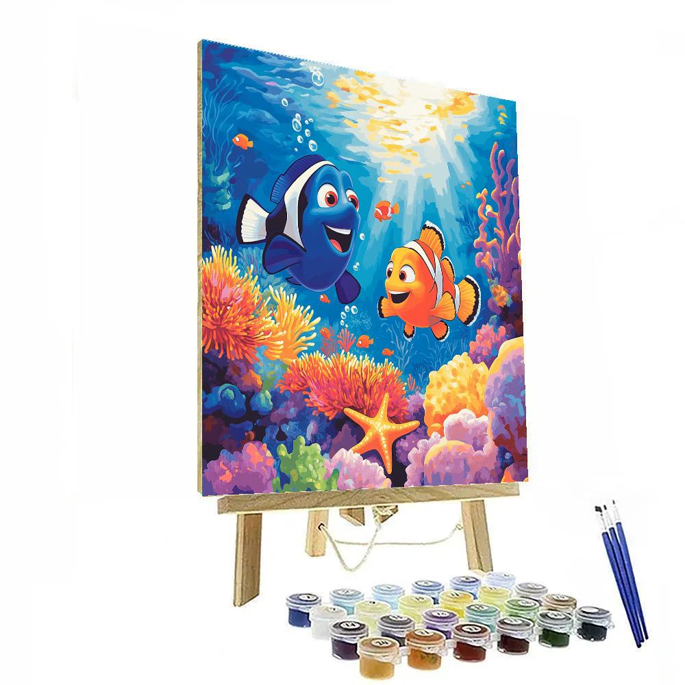 Dory And Nemo’s Coral Playground Painting by numbers kit