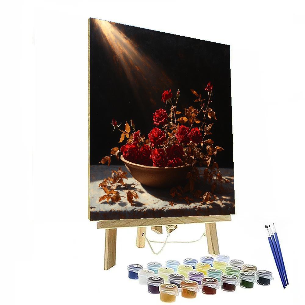 Caravaggio Inspired Memento Bloom paint by color