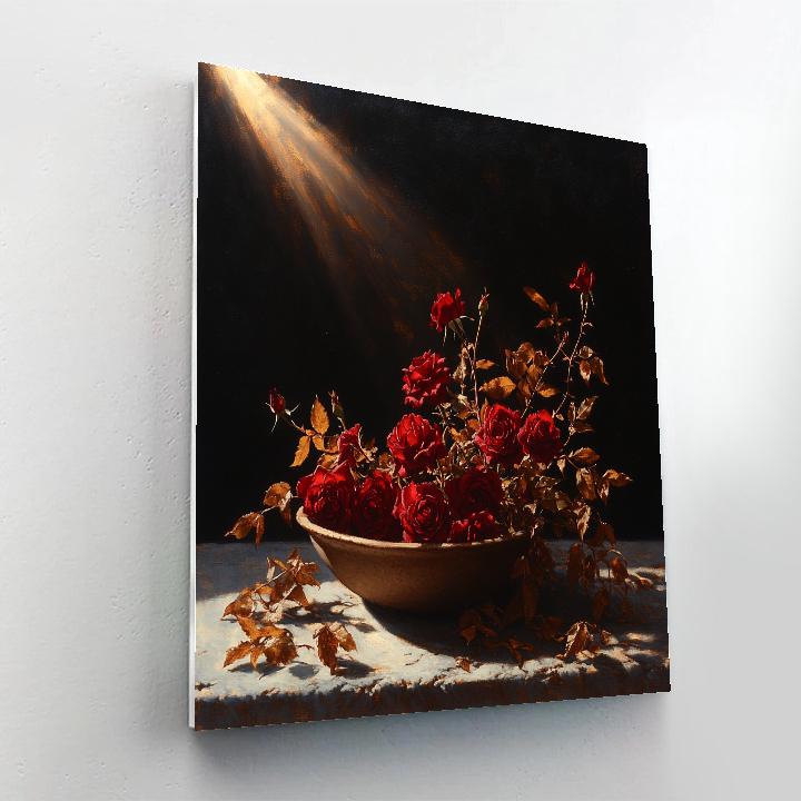 Caravaggio Inspired Memento Bloom paint by color