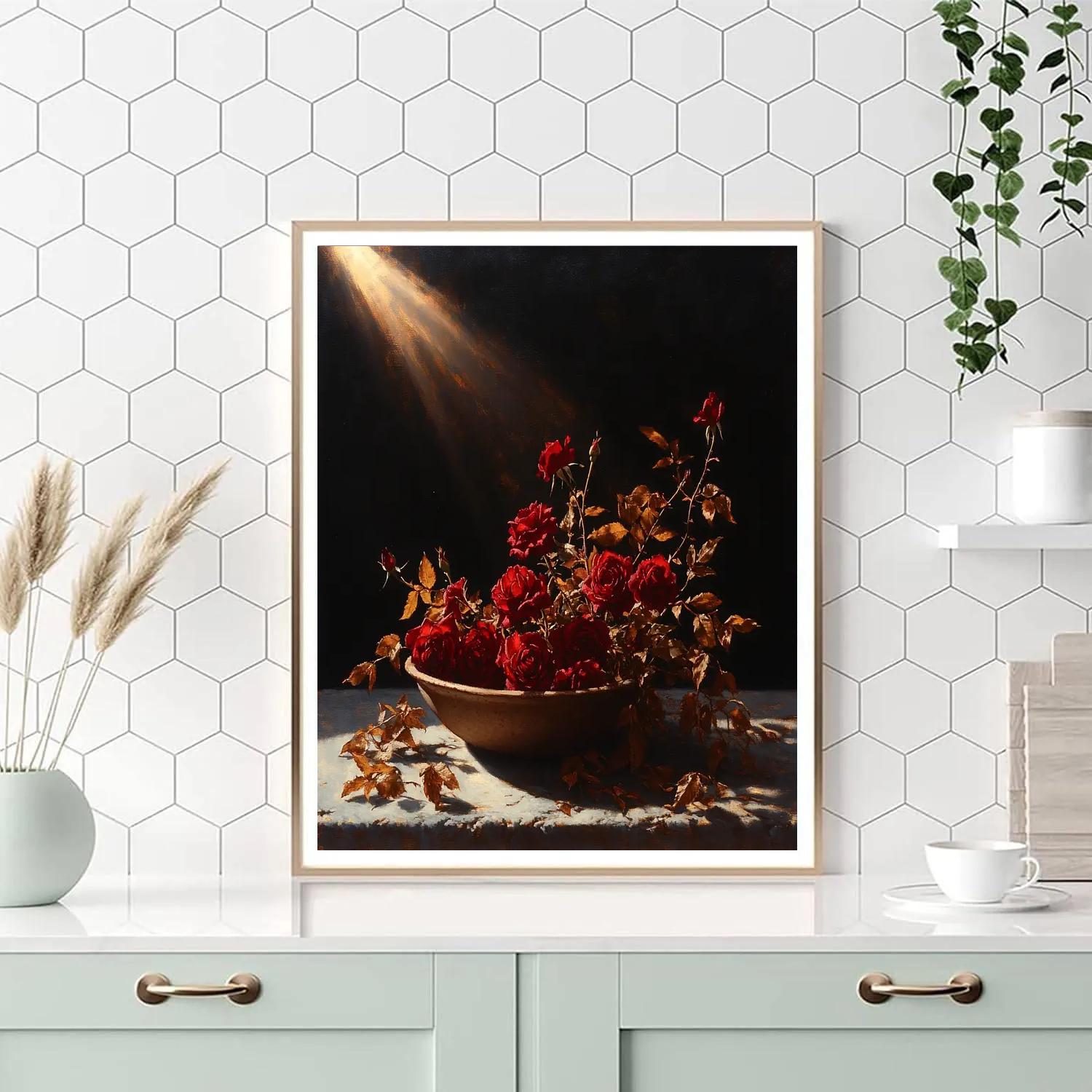 Caravaggio Inspired Memento Bloom paint by color