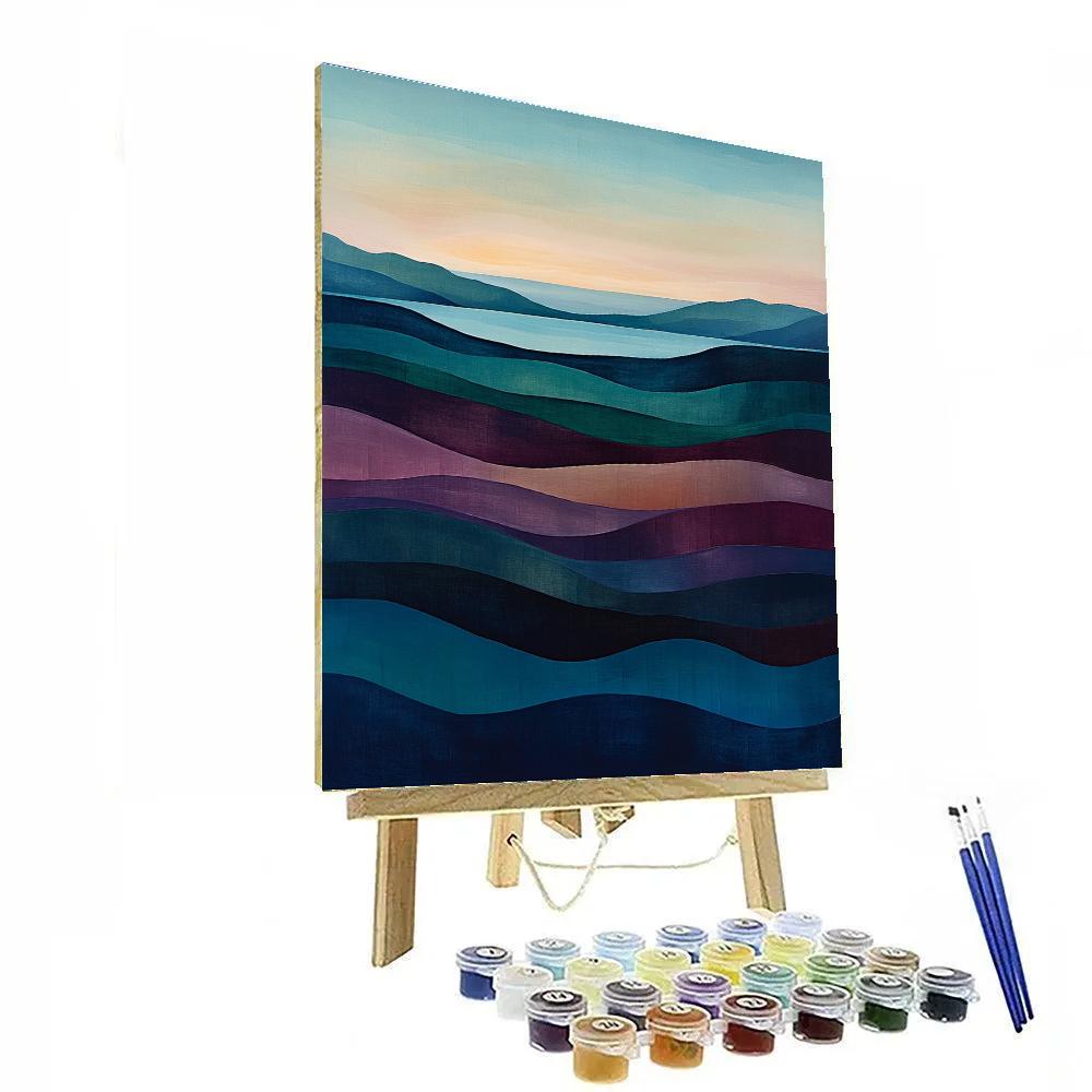 Mark Rothko Inspired Twilight Oceanscape Painting by numbers kit