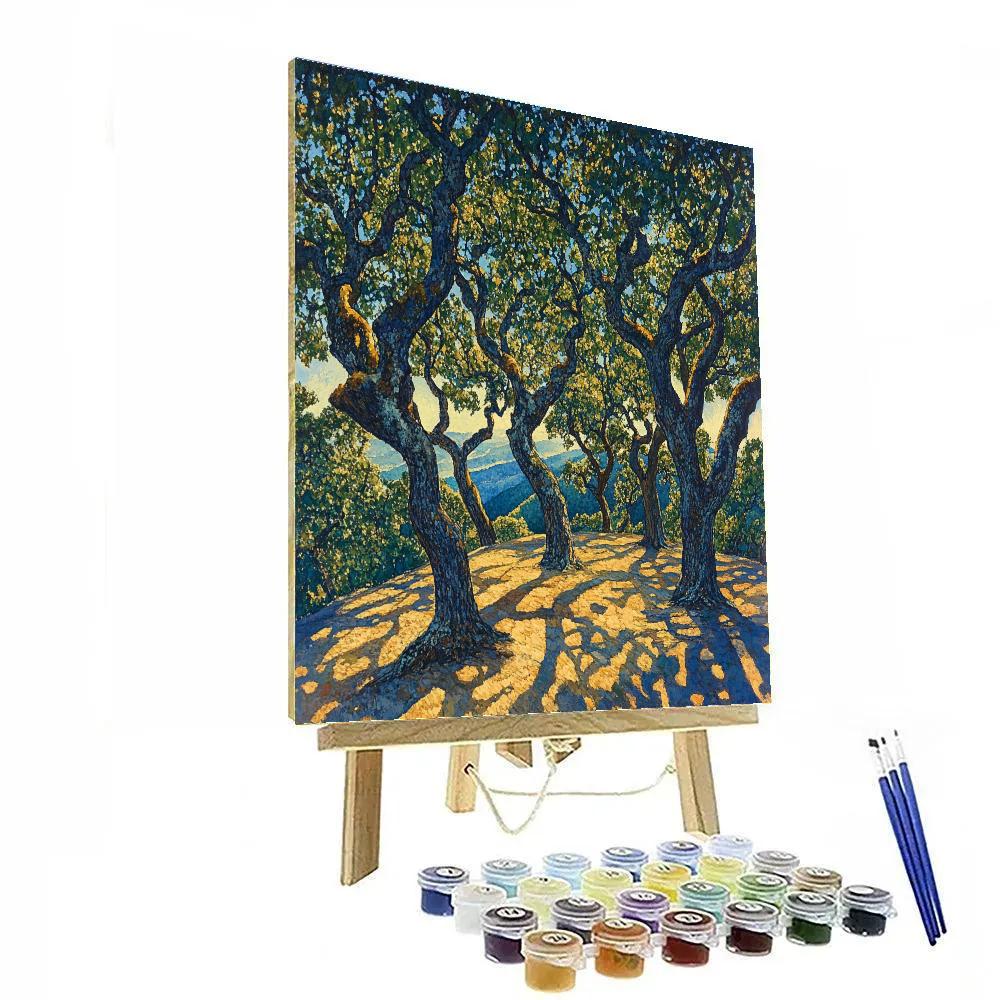 Michelangelo Inspired Verdant Cloister Painting by numbers kit