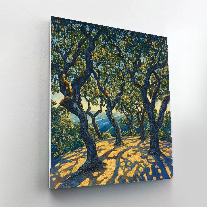 Michelangelo Inspired Verdant Cloister Painting by numbers kit