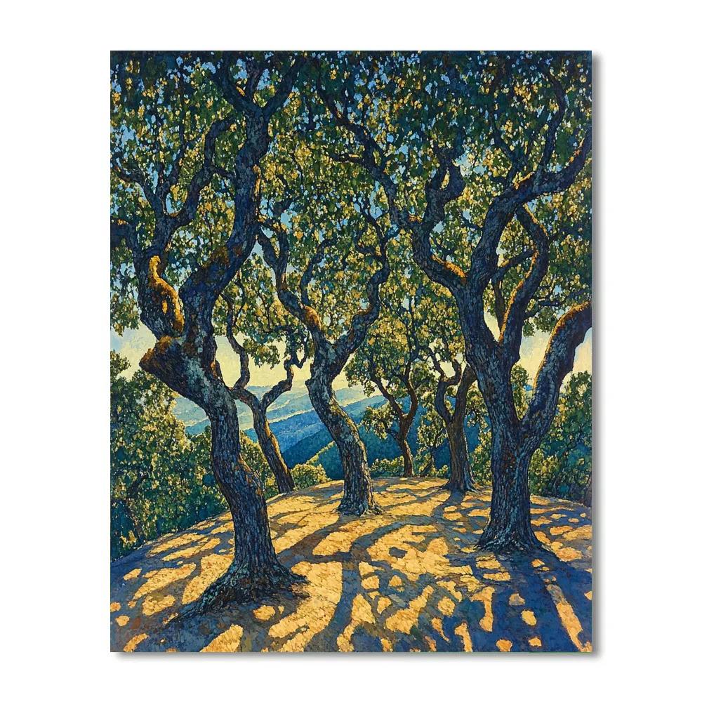 Michelangelo Inspired Verdant Cloister Painting by numbers kit