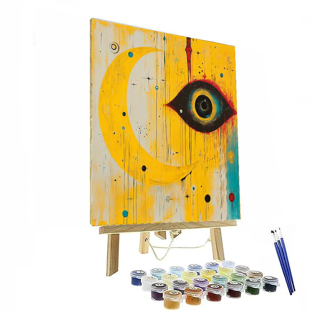 Joan Miró Inspired Dream Orbit Painting by numbers kit