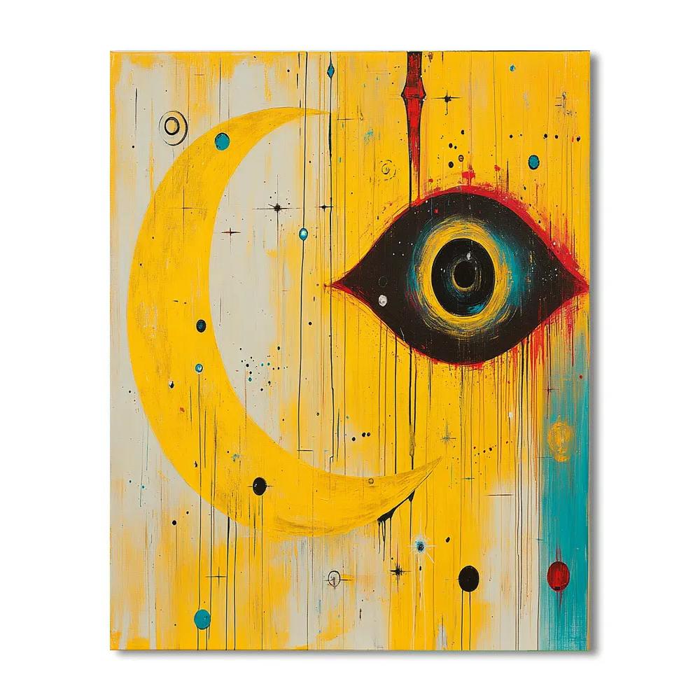 Joan Miró Inspired Dream Orbit Painting by numbers kit
