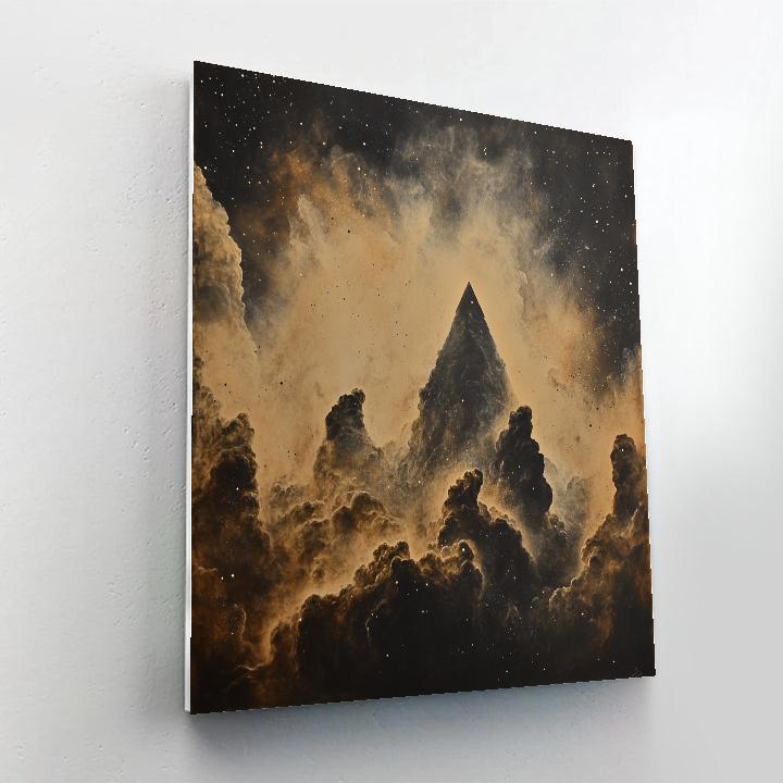 Michelangelo Inspired Stoneborne Nebula paint by number