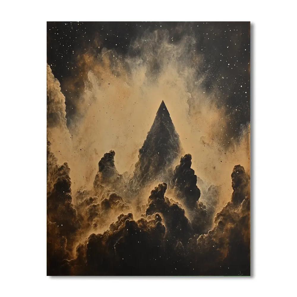 Michelangelo Inspired Stoneborne Nebula paint by number
