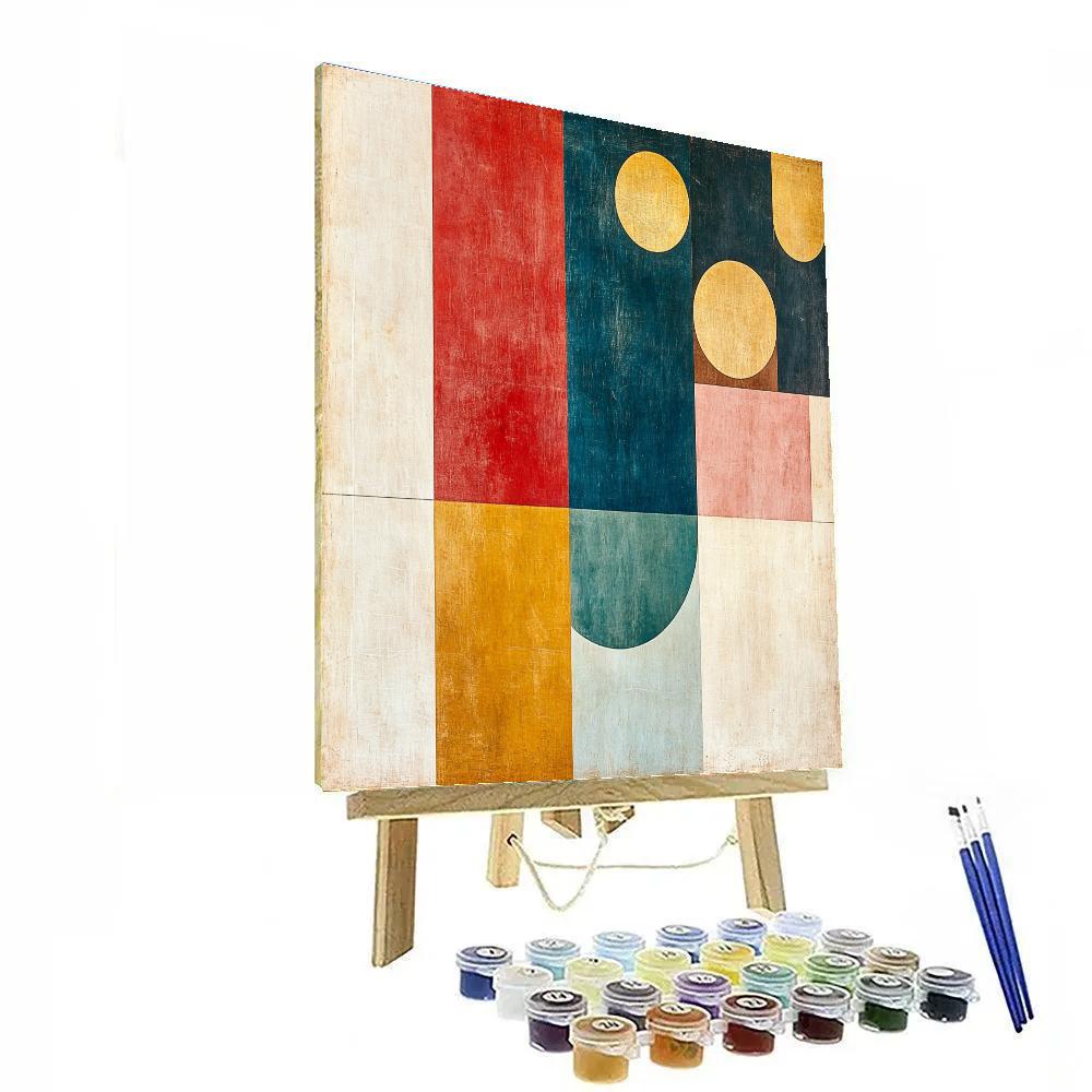 Paul Klee Inspired Chromatic Sonata DIY paint by numbers