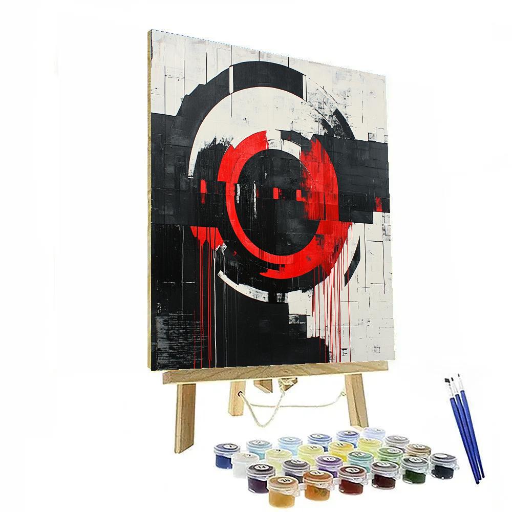 Banksy Inspired Social Dissent Paint by numbers art