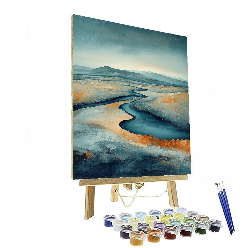 Max Ernst Inspired Dream Landscape paint by numbers