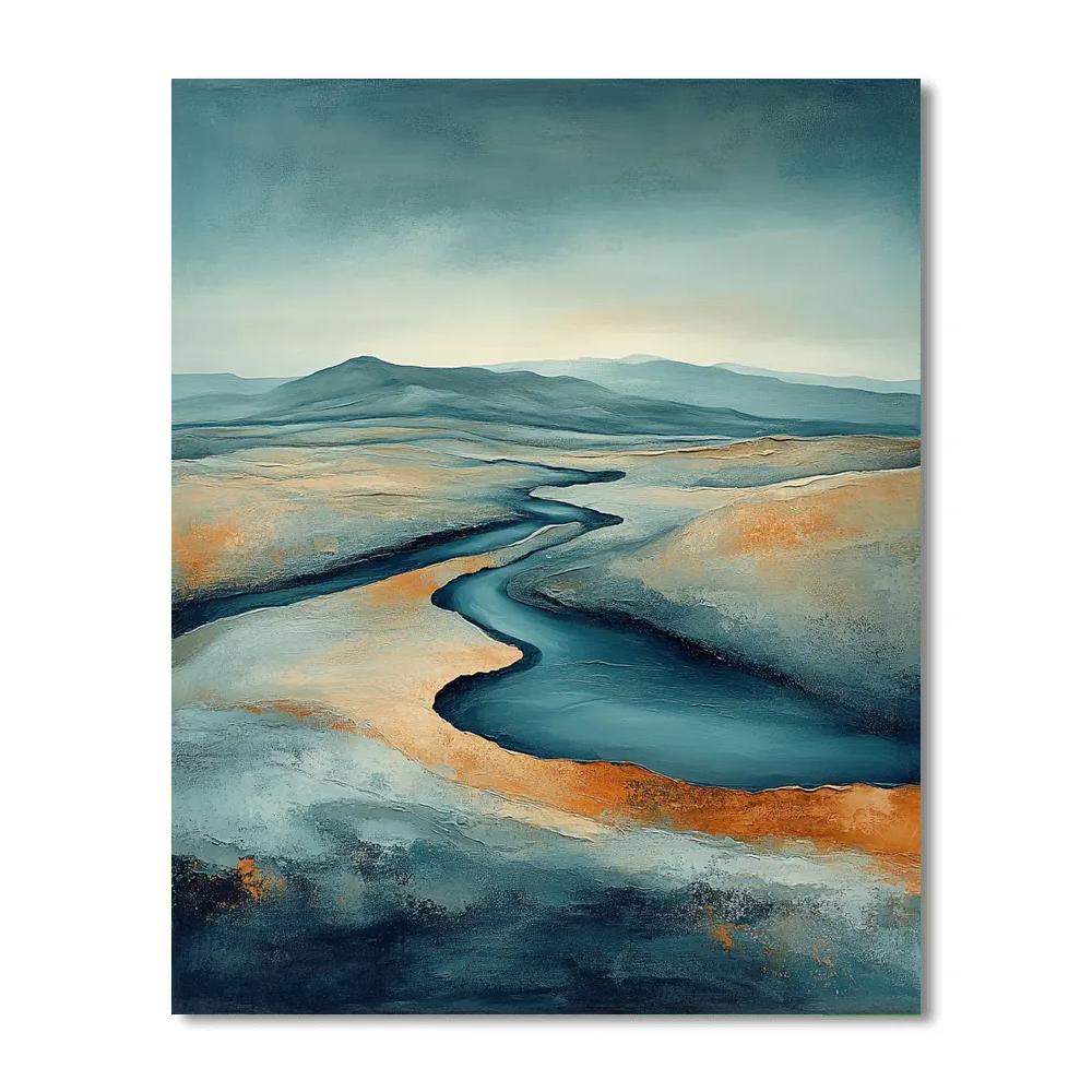 Max Ernst Inspired Dream Landscape paint by numbers