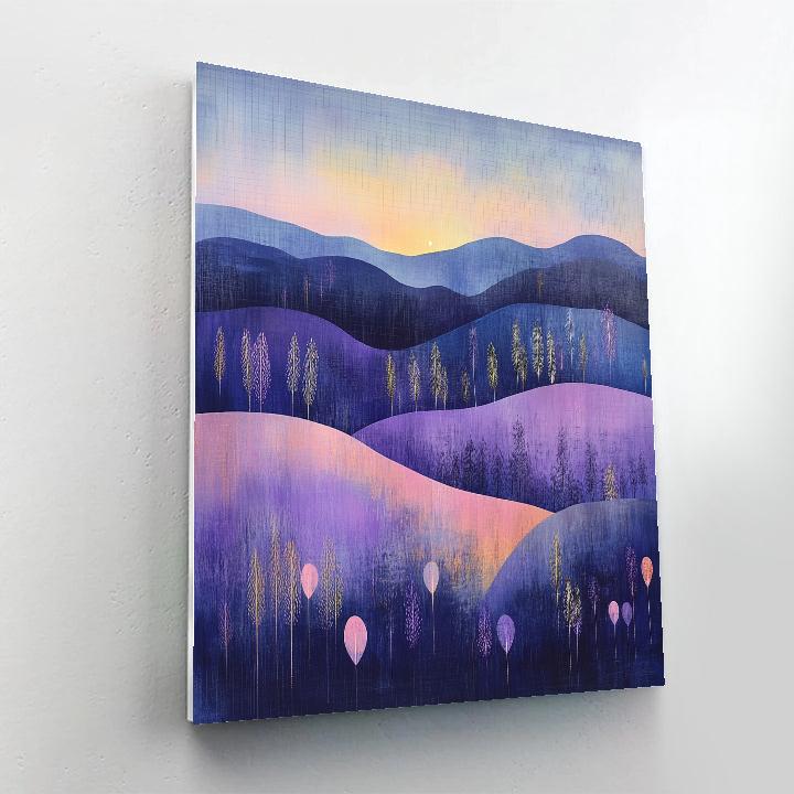 Paul Klee Inspired Moonlit Meadow paint by numbers