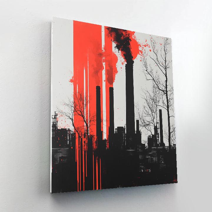 Banksy Inspired Environmental Reflection painting number kit