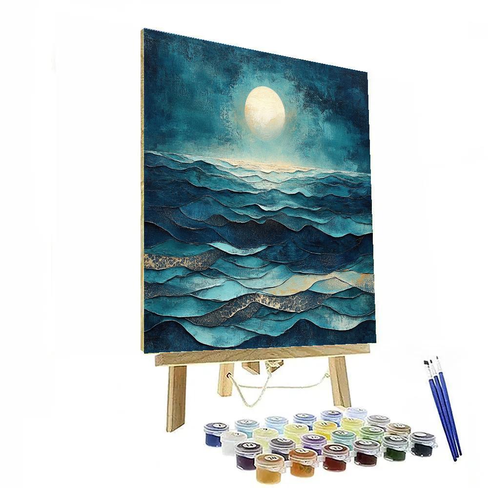 Max Ernst Inspired Subconscious Ocean Painting by numbers kit
