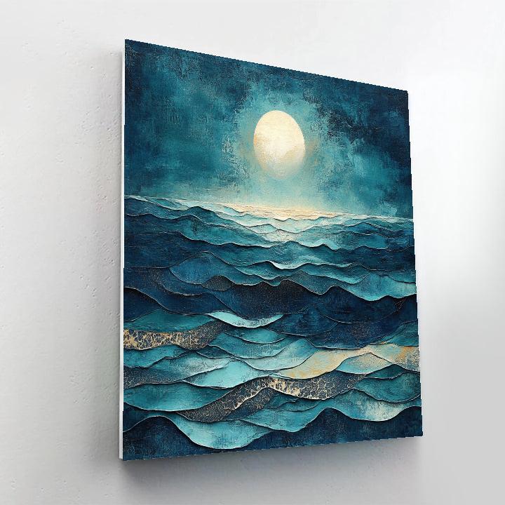 Max Ernst Inspired Subconscious Ocean Painting by numbers kit
