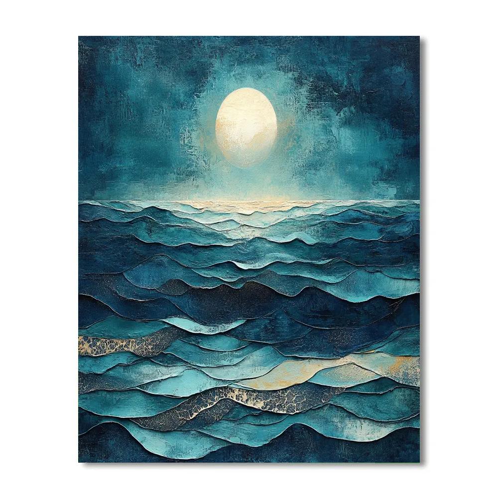 Max Ernst Inspired Subconscious Ocean Painting by numbers kit