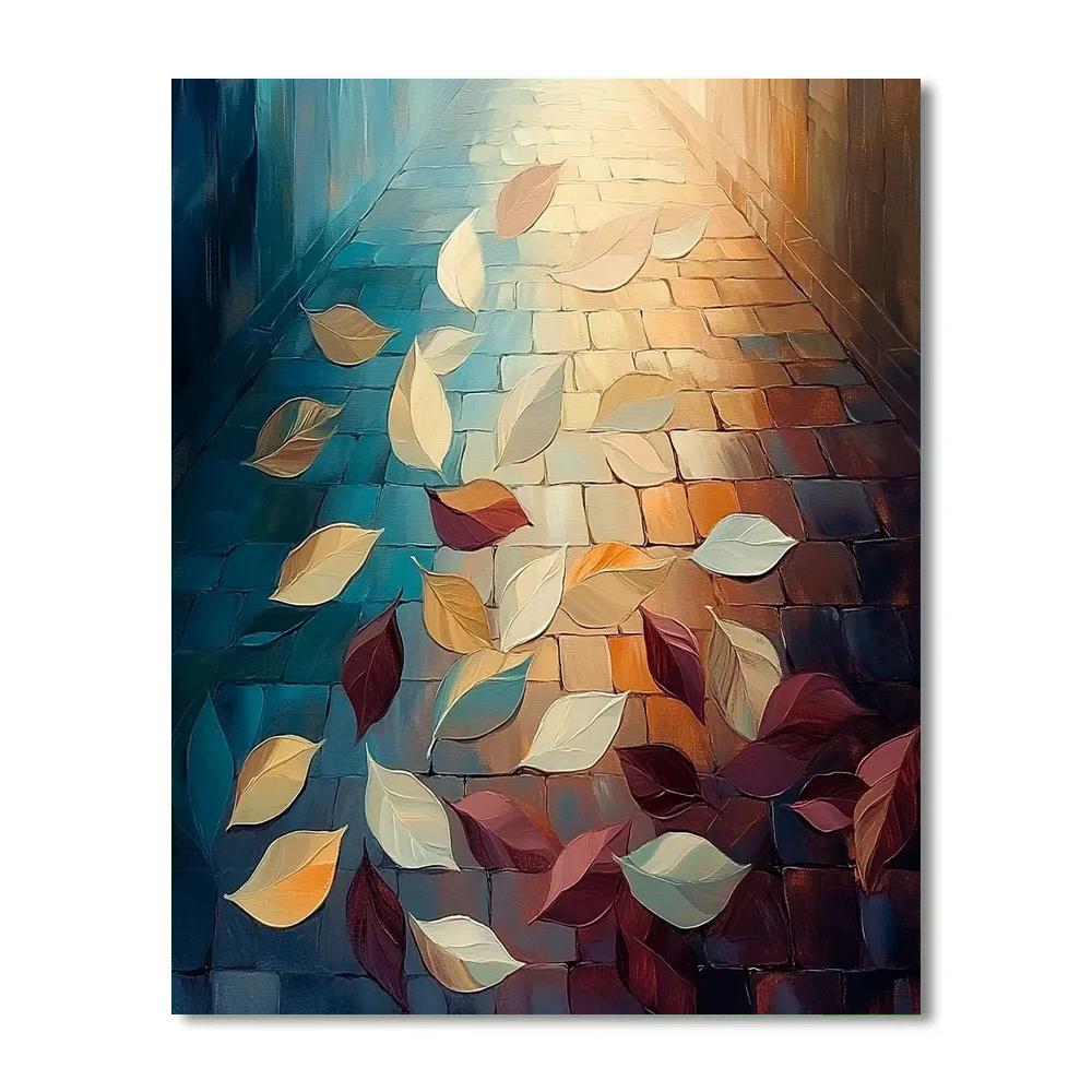 Edgar Degas Inspired Silken Autumn Breeze painting number kit