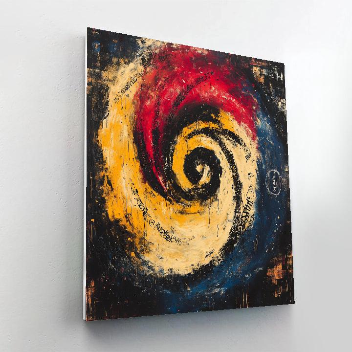 Jean-Michel Basquiat Inspired Urban Nebula Study DIY paint by numbers